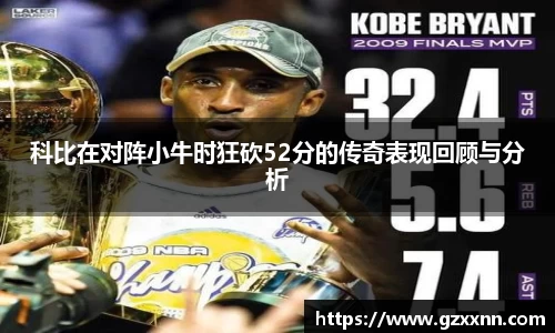 科比在对阵小牛时狂砍52分的传奇表现回顾与分析